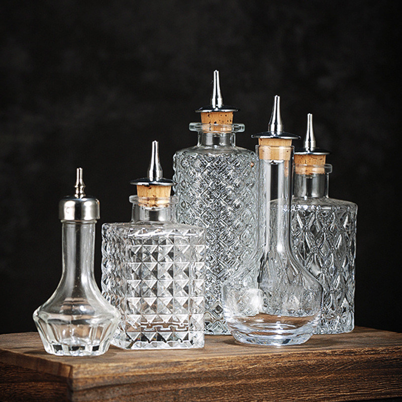 Design japonês de luxo sem chumbo cristal âmbar copos para vinho 30ml capacidade